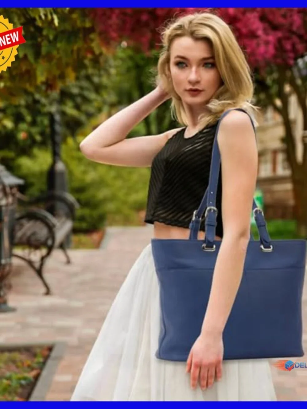 Large Leather Hobo Tote Bag with Adjustable Shoulder Strap